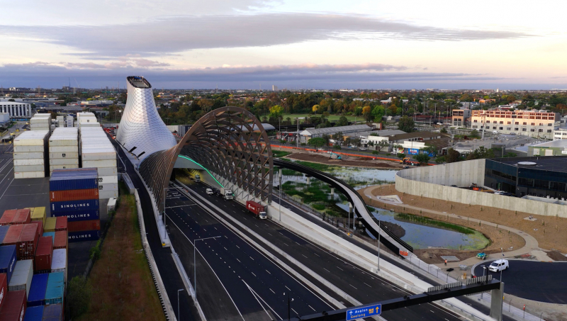 Запущен новый туннель West Gate в городе Мельбурн, Австралия