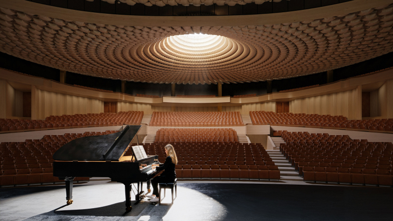 Herzog & de Meuron реконструирует Дворец конгрессов в Тиране, Албания