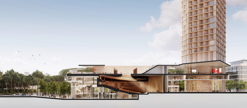 Herzog & de Meuron реконструирует Дворец конгрессов в Тиране, Албания