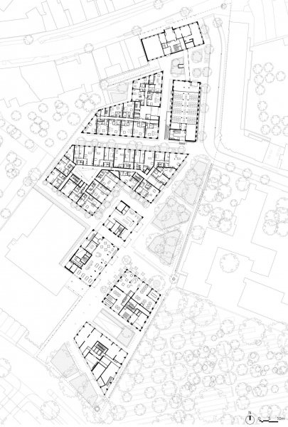 MVRDV завершает строительство дома в Эйндховене с угловатыми крышами
