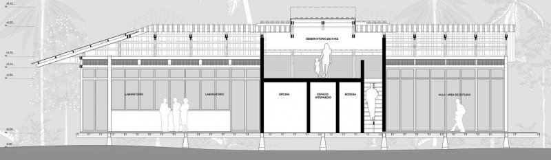 Caá Porá Arquitectura построила учебный павильон в тропических лесах
