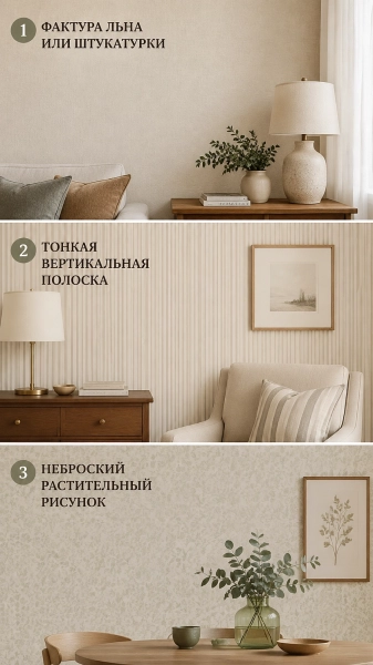 Эти вечные обои не выйдут из моды еще 30 лет: один раз поклеил и всю жизнь как с новым ремонтом — 3 варианта