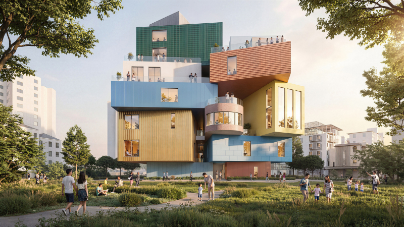 MVRDV представляет арт-деревню Бихайлоу в Шэньчжэне, Китай