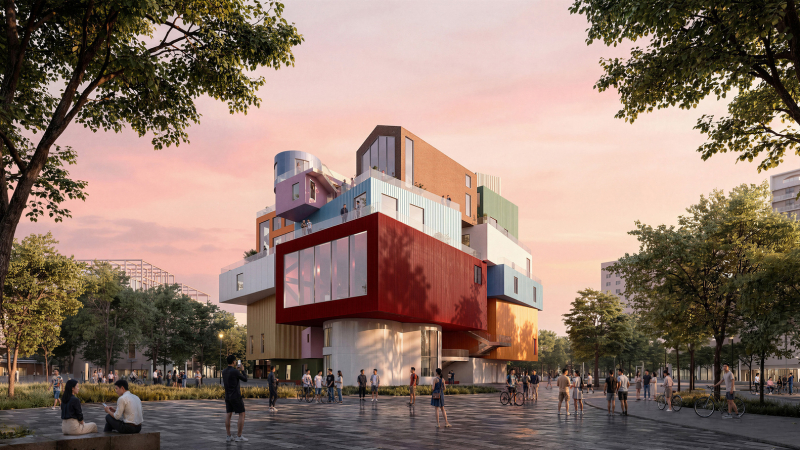 MVRDV представляет арт-деревню Бихайлоу в Шэньчжэне, Китай