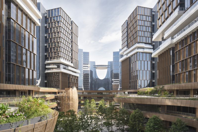 Новый комплекс WeHealth Green Valley в городе Ханчжоу, Китай