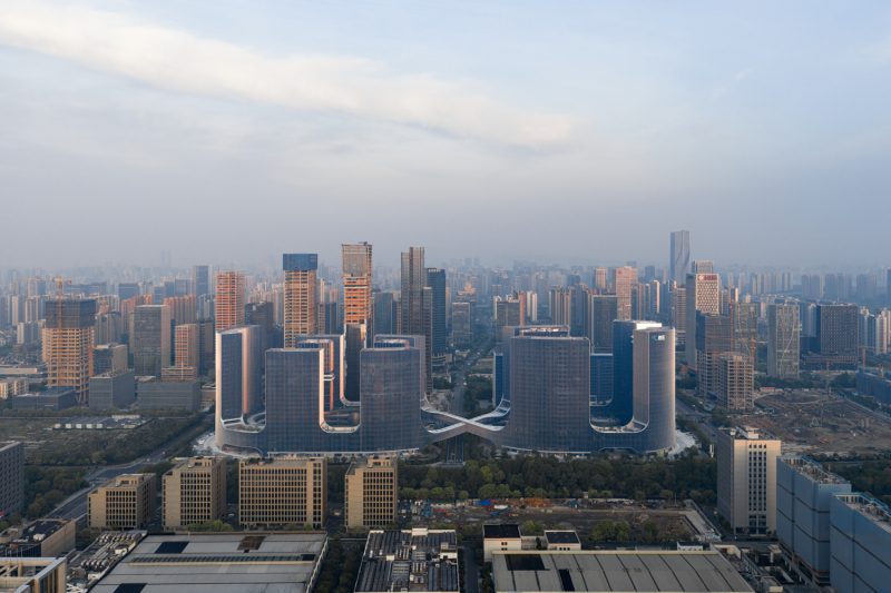 Новый комплекс WeHealth Green Valley в городе Ханчжоу, Китай